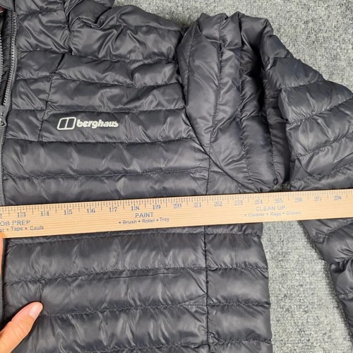 Berghaus Puffer Jacket Mens XL Black Hooded Pertex Quantum Insulated Gorpcore image 4