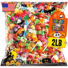 Assorted Candy Variety Pack – 2 LB Bulk Bag of Individually Wrapped, Naturally F