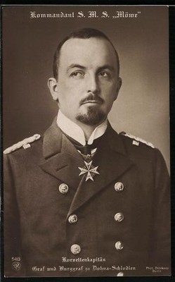 AK Corvette Captain Graf And Burggraf Zu Dohna-Schlodien The Heroic Comma