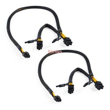 2PCS Mini 8pin to 8pin 8pin Power Adapter Cable For HP ML350 G10 Gen10 and GPU