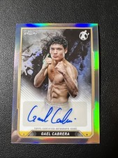 Autógrafo Gael Cabrera 2024 Topps Cromo Boxeo Batamweight