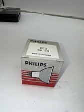 Philips DED projection lamp bulb. 85w 13.8v Reflector New old stock 2843