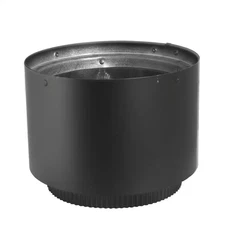 Model DVL Double Wall Stove Pipe 6In. Diameter Stovetop Adapter, No Damper