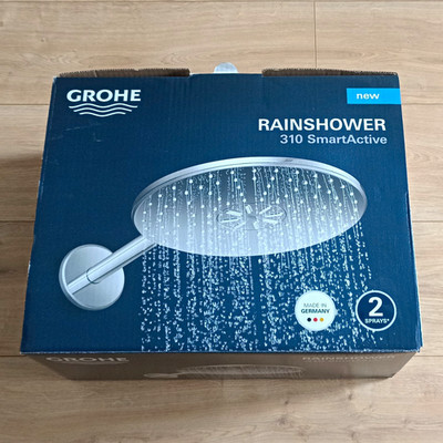 GROHE Rainshower 310 SmartActive Kopfbrause rund 2 Strahlarten Made in Germany