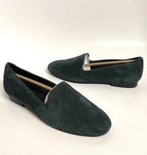 NEW Vionic Willa II Green Suede Loafers Slip On Flat Shoes Women  s Size 7.5M Box