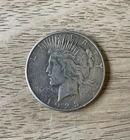Vintage 1923-S Peace Silver Dollar $1 US Coin