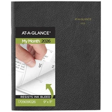 AT-A-GLANCE 2026 Monthly Padfolio Refill – 9"x11", Large, Executive