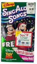 NEW Disney Sing Along Songs: Twelve Days of Christmas Vintage VHS Sealed
