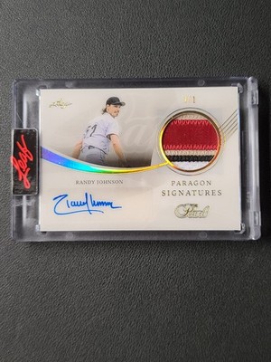 2022 Leaf Pearl Paragon Gold Randy Johnson SEALED Patch Auto One Of One 1/1