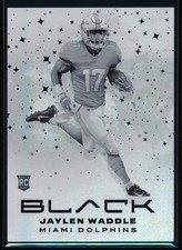 2021 Panini Black Jaylen Waddle #WN-39 White Night Rookie Case Hit *Set Break*