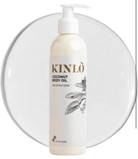 Kinlo 100% Fractionated MCT Coconut Liquid Moisturizer Body Hair Oil 7.7 Fl Oz