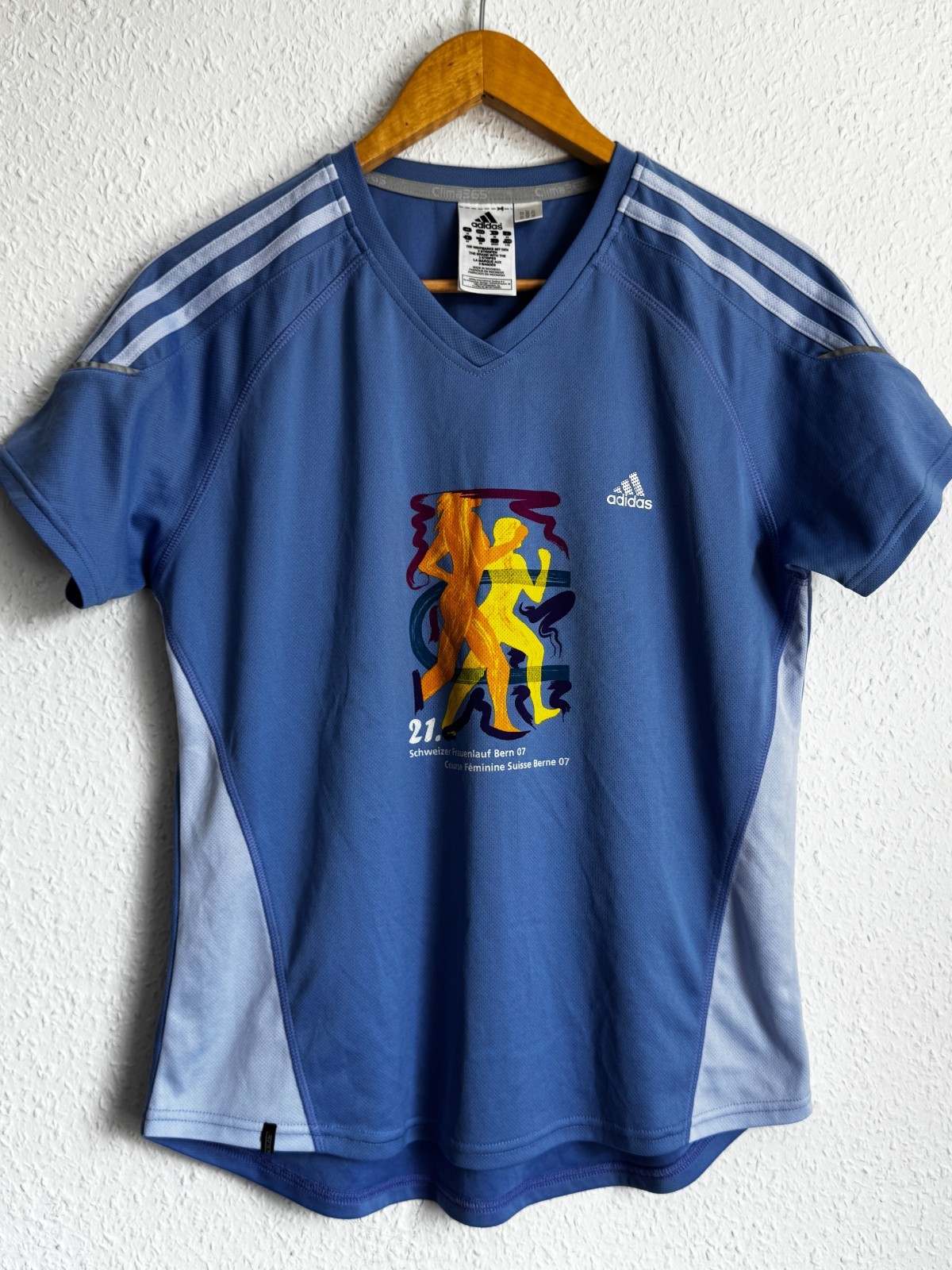 Adidas Clima365: 2007 Swiss Women's Run (Bern) Performance Tee image 2