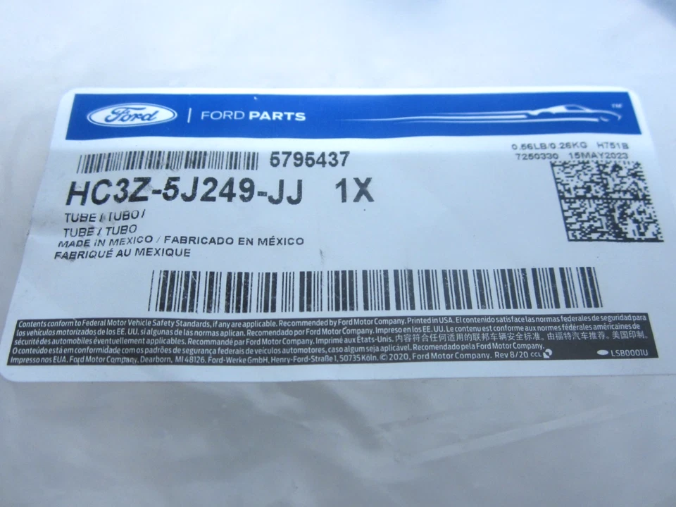 2017 - 2022 Ford Super Duty 6.7L OEM Tube/ Hose Assembly HC3Z-5J249-JJ #3I-10 - Image 3 of 3