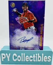 2021 Bowman, Inception Base Prospect Autograph Card, Brainer Bonaci, Purple /75