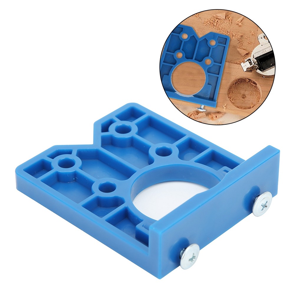 35mm Hinge Hole Positioner Locator Door Cabinet Drilling Jig Guide Opener