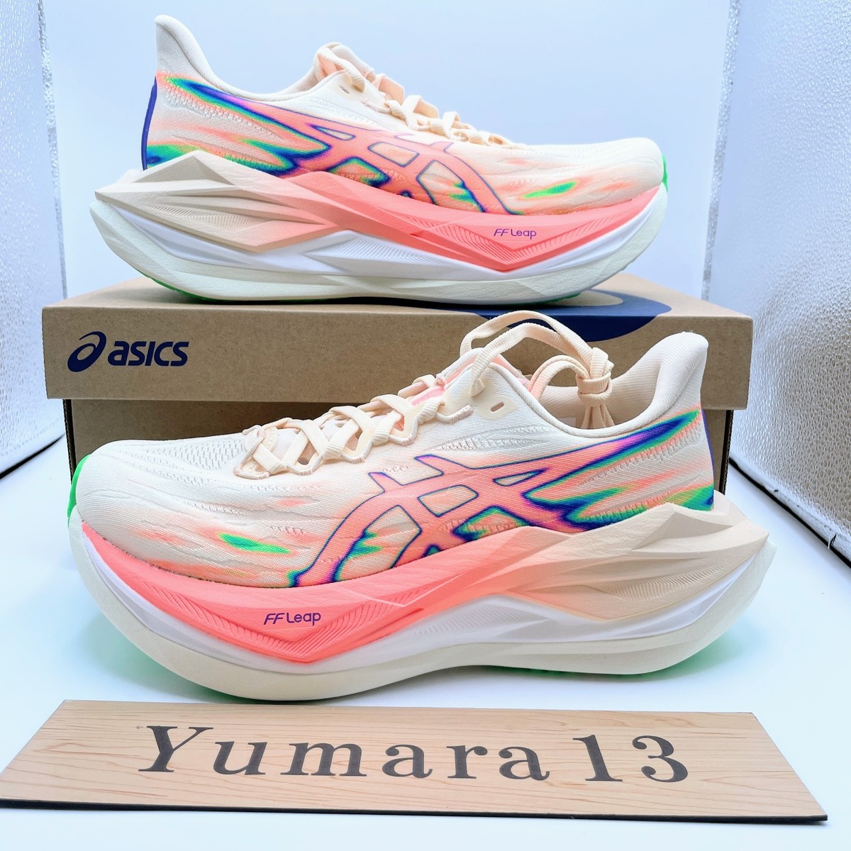 パルスマ Asics Superblast 3 Seashell Sun Coral 1013A177-800 Men's Size | eBay