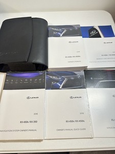 Lexus RX 450h RX 350 Owner Manuals 2018