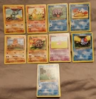 Pokemon Cards Job Lot x9 WOTC 1999 Base Set & Fossil Charmander Vintage Bundle