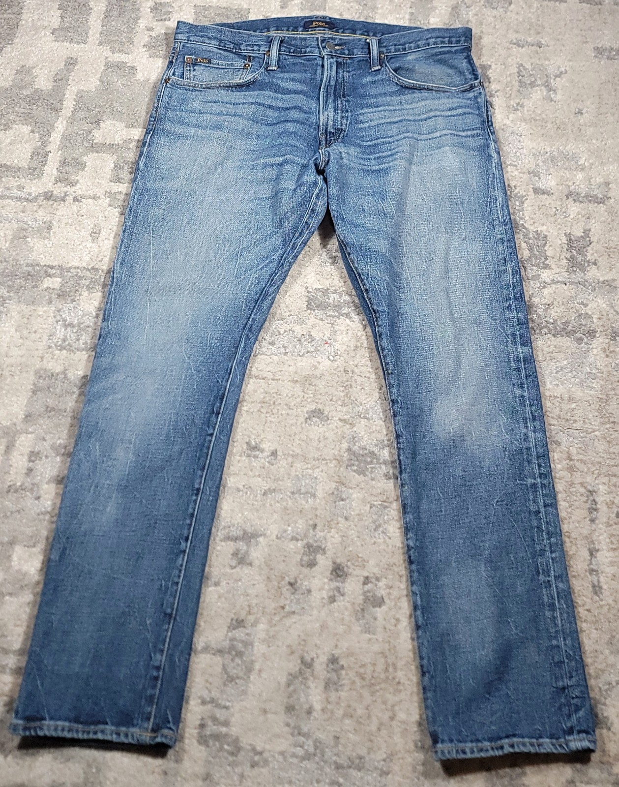 Polo Ralph Lauren The Sullivan Slim Men's Blue Denim Jeans Sz 36x30