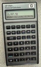 MINT Hewlett Packard HP 17BII  Plus Financial Calculator