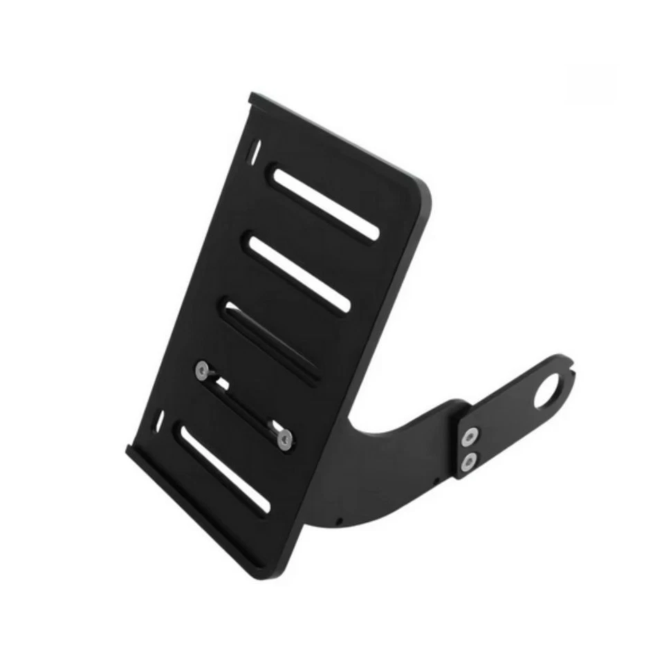 Soporte de matrícula de montaje lateral para Harley Softail Fat Boy Breakout Dyna Foto 3 de 4