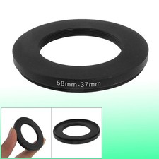 Camera Parts 58mm-37mm Lens Filter Ring Adapter Black