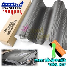 12x60 3dcarbon Fiber Vinylvinyl Wrap Textured Sticker Decal For Car Laptop