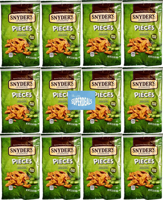 Snyder'S of Hanover Pretzel Pieces, Jalapeno, 2.25 Oz Pack of 12 Bundled by SUPE