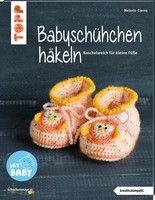 HäKelanleitung Babyschuhe 0-6 Monate, Weich, Modell-Nr. 12345, Grau