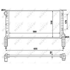 Radiateur Fiat DOBLO