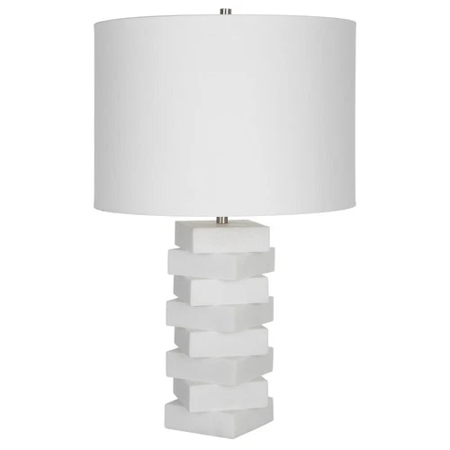 Uttermost 30164-1 Ascent 23" Tall Table Lamp - White - Picture 5 of 7