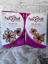 Heartfelt Creations Sunrise Lily Cling Stamp And Craft Dies Cardmaking Scrapbook