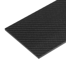 1 Pcs Carbon Fiber Sheet 250x100x4mm Matte Surface Twill Weave Panel Sheet