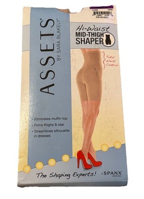 ASSETS by Sara Blakely SPANX High-Waist Mid-Thigh Shaper Size 5 Nude 166B