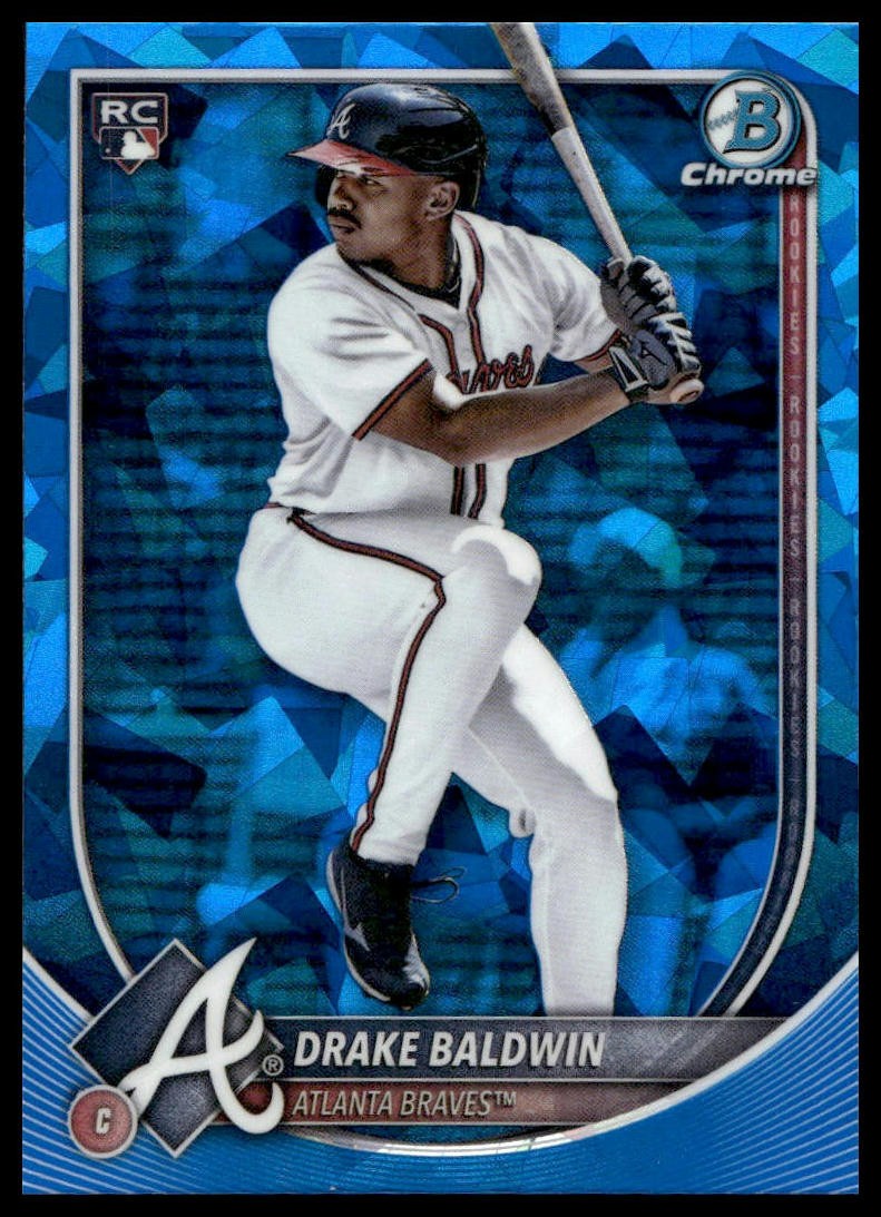 2025 Bowman Chrome Sapphire Edition Drake Baldwin #75 Rookie Atlanta Braves RC
