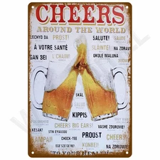 Vintage Items Aesthetic Men Bedroom Tin Metal Signs Home Décor 8x12 