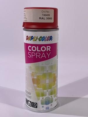 DUPLI COLOR SPRAY ROT RAL 3000 SEIDENMATT HEIMWERKER BASTELN 740459 LACK FARBE