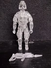 GI Joe COBRA ARAH CUSTOM CLEAR 1993 CREATE A COBRA FIGURE 1 OF 3