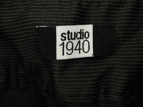 Studio 1940 Capri Pants Women's 6 Black White Stripe Cuffed Stretch Low-Rise - Picture 6 of 11