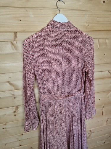 Abito camicia midi seta floreale stampa liberty davvero selvaggia taglia UK6 PREZZO AL PUBBLICO £575 - Foto 19 di 22