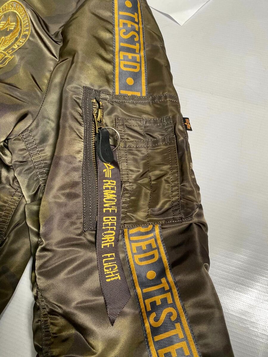 Alpha Industries MA-1 60 Anniversary Bomber Jacket. | eBay Alpha Industries MA-1 60 Anniversary Bomber Jacket. | eBay