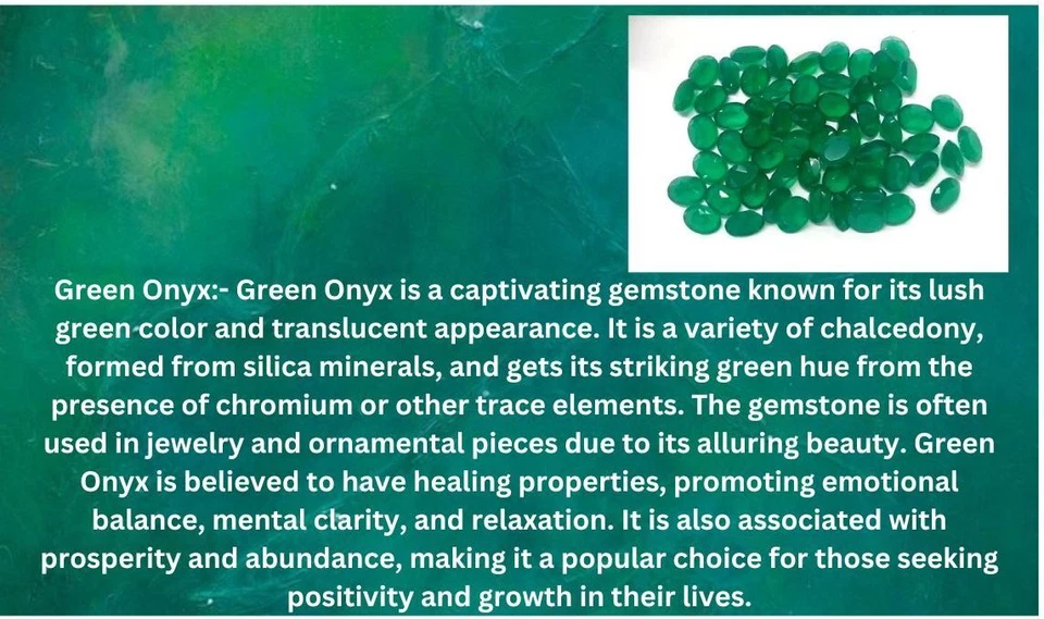 Forma Rettangolare Massiccio Verde Naturale Onice 925 Argento Anello per Uomo - Immagine 4 di 4