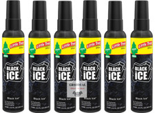 Little Trees Car Air Freshener Spray Black Ice Scent 1-6 Pack