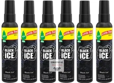 Little Trees Car Air Freshener Spray Black Ice Scent 1-6 Pack