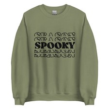 Retro Spooky Season Halloween Unisex Sweatshirt S,M,L,XL,2X,3X