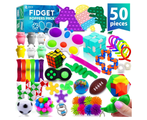 50 Pcs Fidget Toys Pack - Stocking Stuffers for Kids, Gifts Party...