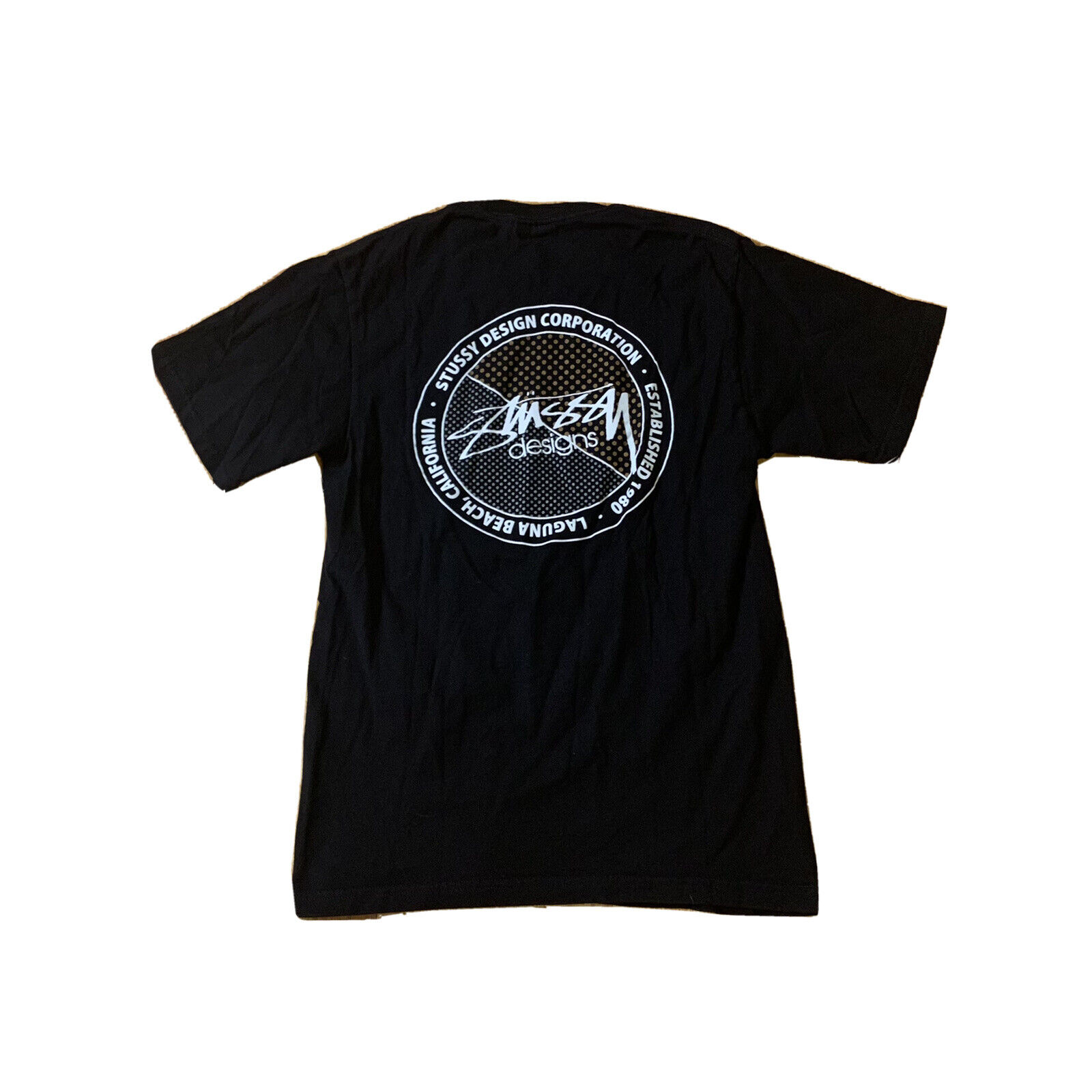 00s old STUSSY monogram N°4 T-shirt