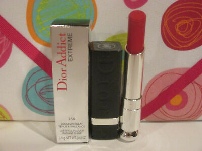 CHRISTIAN DIOR ~ DIOR ADDICT EXTREME LIPSTICK ~ # 756 FIREWORKS ~ 0.12 OZ BOXED
