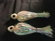 High Percentage Big Eye Salmon Trolling Fly Silicone Legs Pack Of 2- 4” Unrigged