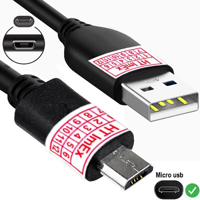 USB Ladekabel Datenkabel Micro-USB für Rollei Action Cam 9S Plus Action Kamera